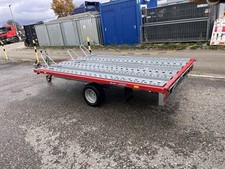 Motorradanhänger für 3 Motorräder,  gebremst, 1-Achse