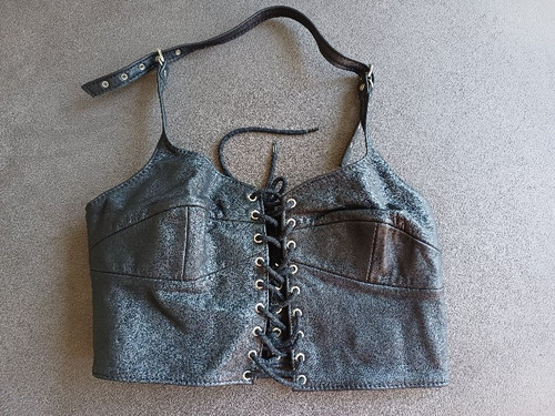 Leder bustier korsage von - leder,