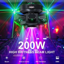 200W RGBW 4-IN-1 Arme Rotieren