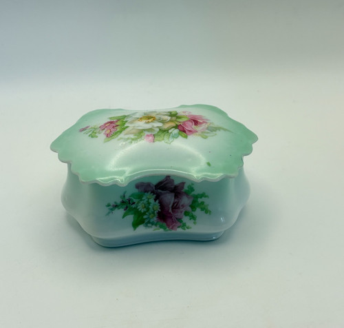 Rosenmuster schmuckschatulle - rosenmuster,