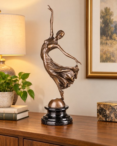 Bronze skulptur tänzerin - bronze,