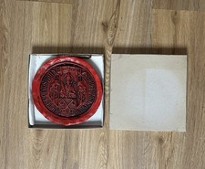 Stadt Siegel Regensburg um 1450 Originalabformung Wachsabguss Handarbeit Rot