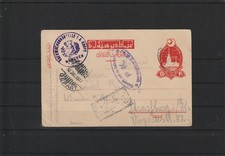 Türkei Ganzsache Karte nach