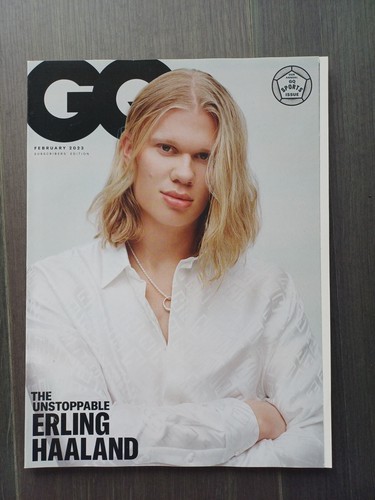 Magazine erling haaland - gq,