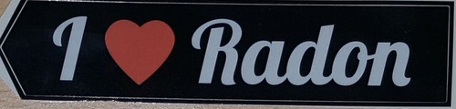 Radon aufkleber sticker neu - sticker,