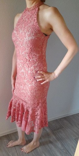 Kleid volants mermaid spitze - volants,