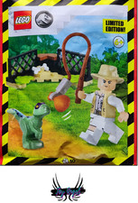 Lego - Jurassic World - Polybag - Robert Muldoon und Raptor - Neu&Ovp