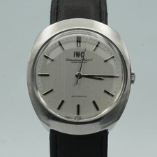 IWC VINTAGE AUTOMATIK HERREN UHR 34MM STAHL TOP ZUSTAND IWC097 KAL 854B