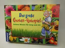 KOSMOS - DAS GROSSE GARTEN-QUIZSPIEL - GRÜNES WISSEN FÜR JUNG UND ALT