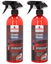 2x Nigrin Ceramic Detailer Spray 1,5L Lack-Pflege Keramik-Versiegelung Lackglanz