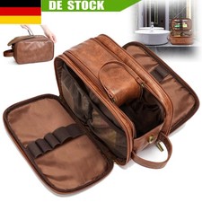 Kulturbeutel PU-Leder Herren