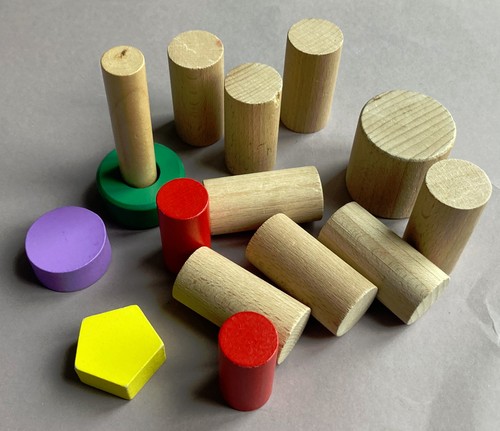 Holzbauklötze spielzeug - 15,