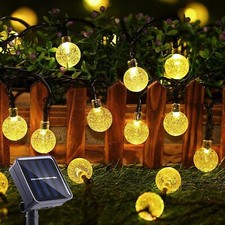 100 LED Solar Lichterkette