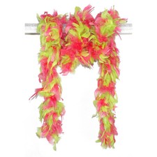 FEDER BOA PINK GELB # Karneval