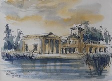 aquarell, original, signiert