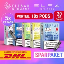 5 x 2er Pack ELFBAR ELFA Pods
