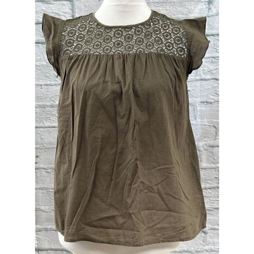 Zara khaki bluse army - zara, grün