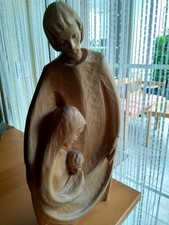 die hl. Familie, Holz geschnitzt, passend zu Weihnachten, Krippe od. Geschenk