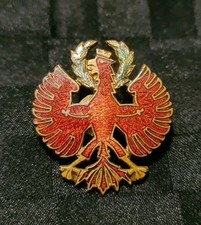Kappenabzeichen Tiroler Adler Email Abzeichen Brosche emailliert Tirol Wappen