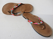 GRACELAND  hübsche Zehentrenner Sandalen Gr. 40 bunt Damen Schuhe Clogs Sandalen