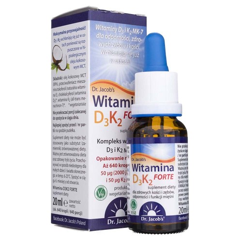Jacob vitamin d3 - jacob's, k2