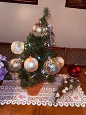 Set aus sechs handgefertigten