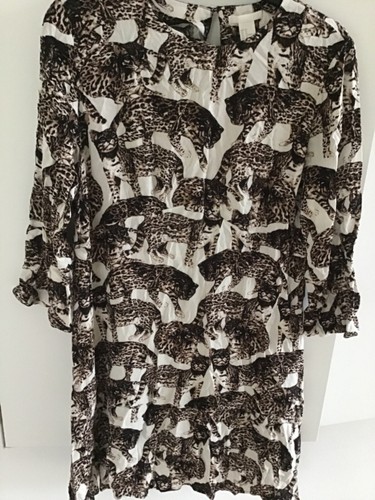 Blusenkleid m raubkatzen - , h&m