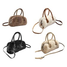 Plüschhandtasche, kompakte