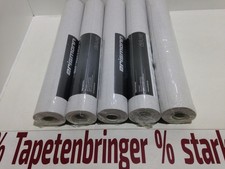 Vliestapete Erismann 5x 6307-31 (5Rollen) Uni Struktur Grau Streifen Restposten