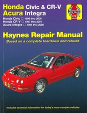 Haynes Handbuch: Honda Civic & CR-V 1996-2001 Reparatur-Buch/Reparaturanleitung