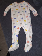 Schlafoverall Gr 80 - Nachtanzug Gr 80 mit Füßen Einteiler - neuwertig 