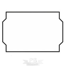 11000 Etiketten 25x16mm weiss