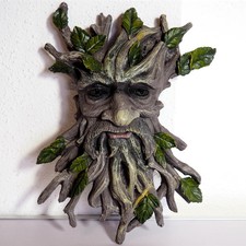 Green Man Wandrelief Baumgeist