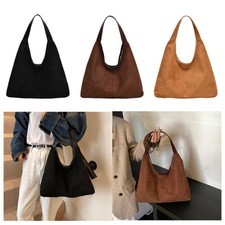 Damen Wildleder Schultertasche