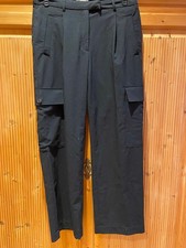 Damen H&M Cargohose, schwarz