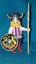 Playmobil Wikinger Umhang weiß Schild Speer Messer Hornhelm Set top