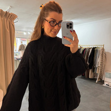 Grobstrickpullover Damen Anne