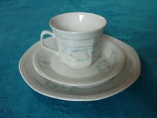 5 Teile Mitterteich Bavaria SISSI blau Teeservice Porzellan Gedeck Zuckerdose