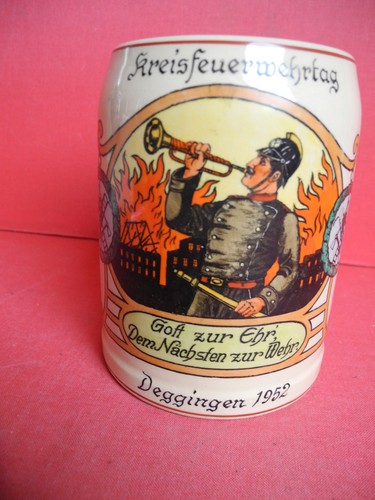 Feuerwehr bierkrug deggingen - feuerwehr,