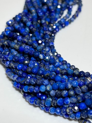 Lapislazuli 3mm facettierter - lapislazuli,