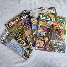 Liebes Land - Die beste Art zu leben  5 Zeitschriften veschiedene Jahrgänge