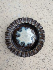 Ascher Aschenbecher getöpfert Keramik Handarbeit Vintage Retro 70er fat lava