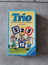 Trio Ravensburger 1989 kombinieren rechnen gewinnen Rar Vintage Spiel in OVP