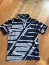 Polo Bogner 50 M Schwarz Neon Golf Stretch
