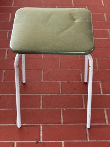 Ddr hocker grün mit - hocker,
