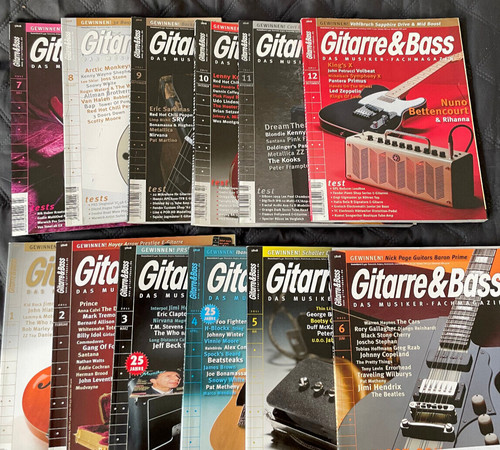 12x gitarre bass 2011 musik - gitarre,