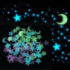 100x Leuchtsterne & Mond