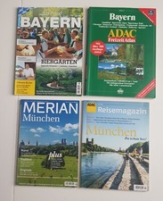 Bayern ADAC FreizeitAtlas + Lust auf Bayern - München Merian + ADAC Reisemagazin