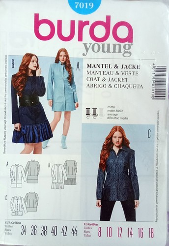 Burda young 7019 mantel - burda,