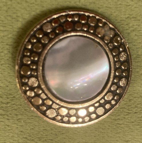 Halstuch clip mit stein oval - stein,